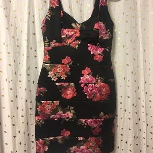 Macy’s Black Floral Dress